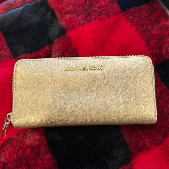 Michael Kors Bags Michaels Kors Gold Wallet Poshmark